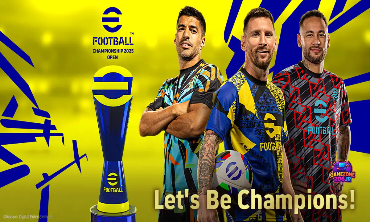 بازی eFootball 2025 | فصل جدید فوتبال دیجیتال | گیم زون